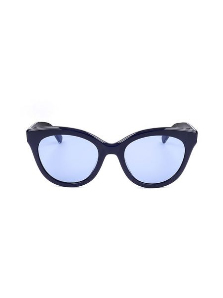 Longchamp Damskie okulary przeciwsłoneczne w kolorze błękitno-granatowym rozmiar: 54. Niebieskie okulary przeciwsłoneczne damskie Longchamp. Za 293.59 zł.