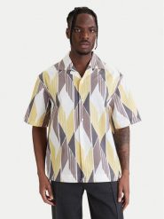 HUGO Koszula Espino 50560606 Czarny Oversize. Czarne koszule męskie Hugo, m, bez wzorów, z bawełny, bez kołnierzyka, bez ramiączek. Za 429.99 zł.