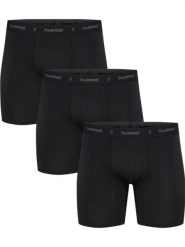Bokserki Hummel Comfort (x3). Czarne bokserki męskie HUMMEL, bez wzorów, z bawełny. Za 84.00 zł.