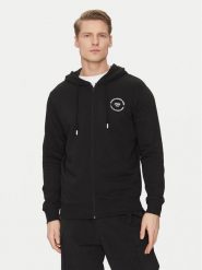 Jack & Jones Bluza Simon 12269366 Czarny Standard Fit. Czarne bluzy bez kaptura męskie Jack & Jones, m, z bawełny. Za 119.99 zł.
