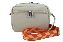 Listonoszka skórzana BARBERINI'S j. beżowa 944-10. Brązowe shopper bag damskie Barberinis, bez wzorów, ze skóry, bez dodatków. Za 239.99 zł.