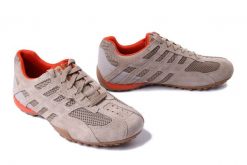 GEOX U55MNA 02214 C5004 sand, półbuty męskie. Brązowe półbuty męskie Geox, bez zapięcia. Za 363.93 zł.