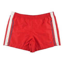 Second life - Męskie krótkie spodenki do biegania czerwone - Stan bardzo dobry. Czerwone szorty męskie Nike, bez wzorów, sportowe. Za 63.86 zł.