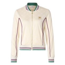 Damska bluza dresowa Fila Lamim. Białe bluzy bez kaptura damskie Fila, z dresówki. W wyprzedaży za 258.50 zł.