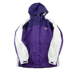 Second life - Parka Damska Regular fit HyVent - Stan bardzo dobry. Fioletowe parki damskie The North Face, l, bez wzorów, z materiału. Za 256.96 zł.