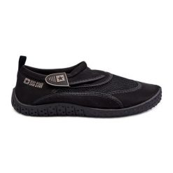 Damskie Buty Do Wody Czarne Big Star NN274A805. Czarne buty sportowe na co dzień damskie bez wzorów, do pływania. Za 103.36 zł.