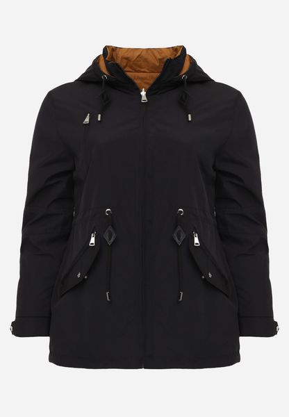 Czarna Przejściowa Kurtka Dwustronna o Kroju Parki z Pikowaniem Wewnątrz Zidelle. Czarne kurtki damskie Born2be, l, bez wzorów, z jeansu. Za 99.99 zł.