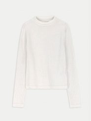 Coccodrillo Sweter ZC4172101EPG Biały Regular Fit. Białe swetry dziewczęce COCCODRILLO, bez wzorów, z syntetyku, bez kołnierzyka. Za 59.99 zł.