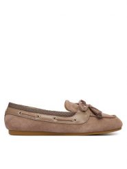 Liu Jo Mokasyny Skipper 03 SF6047 PX624 Beżowy ciemny. Brązowe mokasyny damskie Liu Jo, ze skóry. Za 659.99 zł.