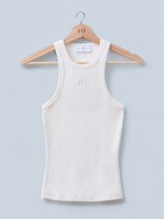 LeGer Top "Dena" w kolorze białym rozmiar: 36. Białe topy damskie LeGer, bez wzorów, bez ramiączek. Za 113.10 zł.