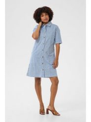 Cream Sukienka w kolorze niebiesko-białym rozmiar: 40. Białe sukienki damskie Cream, na co dzień, bez wzorów, bez kołnierzyka, bez ramiączek, mini, proste. Za 121.80 zł.