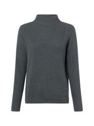 Marie Lund Sweter Kobiety Bawełna szary, XS. Szare swetry klasyczne damskie Marie Lund, uniwersalny, z bawełny, bez kołnierzyka. Za 299.95 zł.