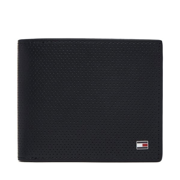 Portfel Tommy Hilfiger. Czarne portfele męskie Tommy Hilfiger, bez wzorów. Za 281.99 zł.