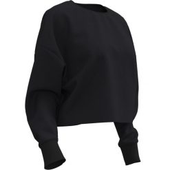 Bluza damska Domyos Gym & Pilates crop. Fioletowe bluzy sportowe damskie DOMYOS, m, z bawełny. Za 59.99 zł.