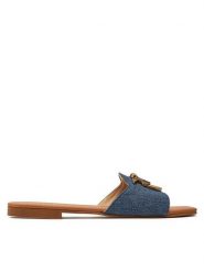 Pinko Klapki Marli 01 SD0063 T002 Granatowy. Niebieskie klapki damskie Pinko, bez wzorów, z materiału, bez obcasa. Za 829.99 zł.