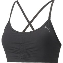 Stanik fitness PUMA Low Impact Studio. Czarne biustonosze sportowe damskie Puma, bez wzorów. Za 69.99 zł.