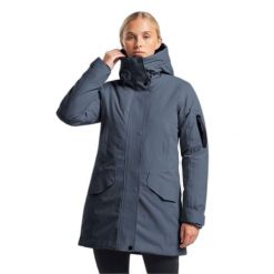 Wodoodporna parka dla kobiet Tenson Vision. Niebieskie parki damskie Tenson, na zimę, bez wzorów. W wyprzedaży za 1,170.50 zł.