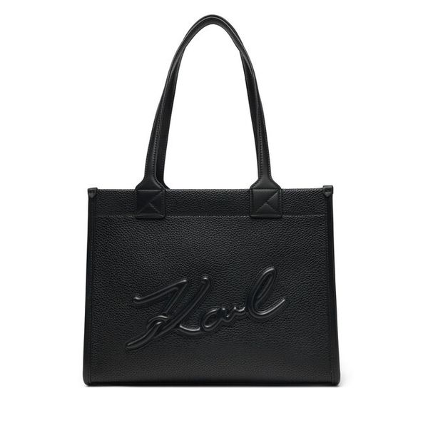 Torebka KARL LAGERFELD. Czarne torebki klasyczne damskie Karl Lagerfeld, bez wzorów, bez dodatków. Za 659.99 zł.