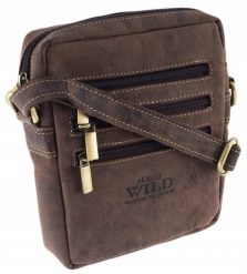 Skórzana listonoszka męska na ramię - Always Wild. Saszetki męskie Always Wild, ze skóry. Za 115.99 zł.