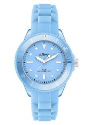 S.Oliver Zegarek kwarcowy w kolorze błękitnym rozmiar: onesize. Niebieskie, analogowe zegarki damskie S.Oliver, sztuczne. Za 108.99 zł.