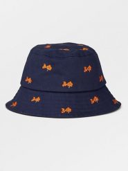 Becksöndergaard Kapelusz "Floana" w kolorze granatowym rozmiar: M/L. Niebieskie kapelusze damskie Becksöndergaard, bez wzorów, z bawełny. Za 91.34 zł.