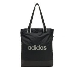 Torebka adidas. Czarne shopper bag damskie Adidas, bez wzorów, bez dodatków. Za 109.99 zł.