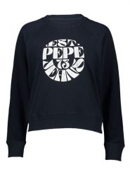 Pepe Jeans Sweter "Elena" w kolorze czarno-białym rozmiar: S. Białe swetry klasyczne damskie Pepe Jeans, s, z jeansu, bez kołnierzyka. Za 139.20 zł.