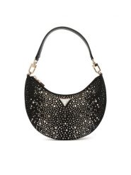 Guess Torebka Tasmin Mini HWEG99 31720 Czarny. Czarne torebki klasyczne damskie Guess, z aplikacjami, z materiału, bez dodatków. Za 589.99 zł.