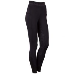 Damskie legginsy jeździeckie z pełną przyczepnością Harry's Horse Equitights Den. Czarne legginsy damskie HARRYS HORSE, s, bez wzorów. Za 375.50 zł.