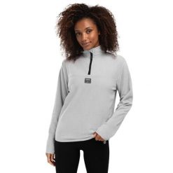 Damska bluza z cienkiego polaru Sporty zimowe Siroko Limestone-W. Szare bluzy bez kaptura damskie SIROKO, m, z materiału. Za 169.00 zł.