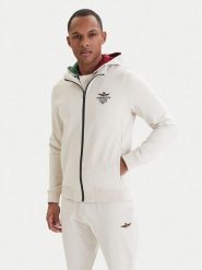 Aeronautica Militare Bluza 261FE2097UF00674 Beżowy Regular Fit. Brązowe bluzy bez kaptura męskie AERONAUTICA MILITARE, l, z bawełny. Za 719.99 zł.