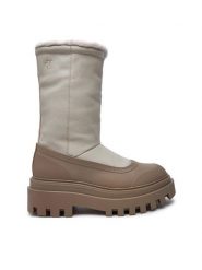 Calvin Klein Jeans Śniegowce Flatform Chelsea Boot Padded YW0YW01558 Beżowy. Brązowe śniegowce damskie Calvin Klein Jeans, z jeansu. Za 809.99 zł.