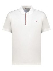 Geographical Norway Koszulka polo "Krown" w kolorze białym rozmiar: XXL. Białe koszulki polo męskie Geographical Norway, xxl, bez wzorów, z bawełny, bez ramiączek. Za 107.37 zł.