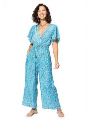 Ipanima Kombinezon w kolorze niebieskim rozmiar: 34/36. Niebieskie kombinezony damskie Ipanima, bez wzorów, bez kołnierzyka, bez ramiączek. Za 78.99 zł.