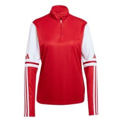 Bluza damska adidas Squadra 25 Training Top. Czerwone bluzy bez kaptura damskie Adidas, s, z materiału. Za 131.99 zł.