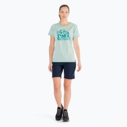Koszulka trekkingowa damska Jack Wolfskin Trail. Niebieskie bluzki damskie Jack Wolfskin, s, bez wzorów, bez kołnierzyka. Za 62.99 zł.