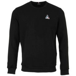 Bluza z okrągłym dekoltem Le Coq Sportif Essentiel N°1. Czarne bluzy bez kaptura męskie Le Coq Sportif, l, z bawełny. Za 325.50 zł.