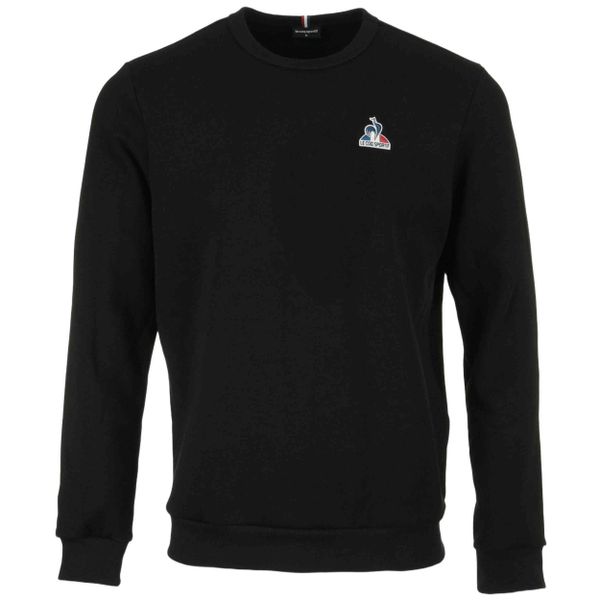 Bluza z okrągłym dekoltem Le Coq Sportif Essentiel N°1. Czarne bluzy bez kaptura męskie Le Coq Sportif, l, z bawełny. Za 325.50 zł.