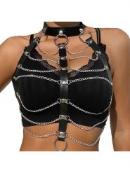 INTIMAX Paski harness w kolorze czarnym rozmiar: S. Czarne paski damskie INTIMAX, bez wzorów, z materiału. Za 92.45 zł.