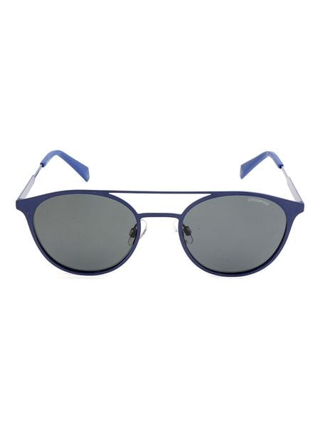 Polaroid Męskie okulary przeciwsłoneczne w kolorze niebiesko-szarym rozmiar: 51. Niebieskie okulary przeciwsłoneczne męskie Polaroid, z tworzywa sztucznego. Za 214.29 zł.