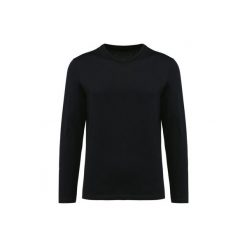Koszulka z długim rękawem Suprima v-neck Kariban Premium. Czarne koszulki męskie z długim rękawem KARIBAN, m, z bawełny. Za 136.00 zł.