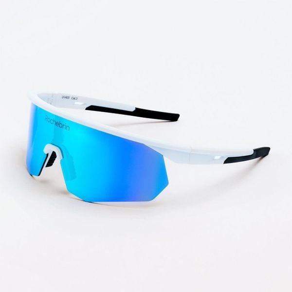 Okulary przeciwsłoneczne do biegania i na rower, kategoria 3. Białe okulary przeciwsłoneczne damskie ROCHEBRIN. W wyprzedaży za 289.00 zł.