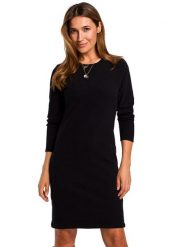 Stylove Sukienka w kolorze czarnym rozmiar: L. Czarne sukienki damskie Stylove, na co dzień, l, bez wzorów, bez kołnierzyka, bez ramiączek, maxi, proste. Za 219.08 zł.