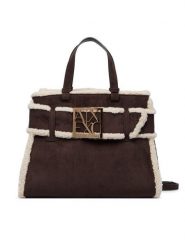 Armani Exchange Torebka XW000285 AF26995 M6027 Brązowy. Brązowe torebki klasyczne damskie Armani Exchange, bez wzorów, z materiału, bez dodatków. Za 754.99 zł.