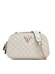 Guess Torebka HWEQG9 54174 Écru. Torebki klasyczne damskie Guess, z aplikacjami, ze skóry, wizytowe, bez kołnierzyka, bez ramiączek. Za 289.99 zł.