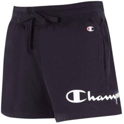 Szorty sportowe Champion Czarny. Czarne spodenki sportowe damskie CHAMPION, xl, z materiału. Za 208.20 zł.
