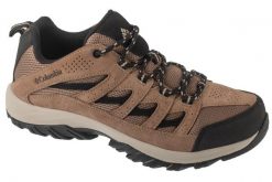 Buty trekkingowe męskie, Crestwood. Brązowe buty trekkingowe męskie Columbia, z materiału, przed kostkę, bez zapięcia, trekkingowe. Za 346.20 zł.