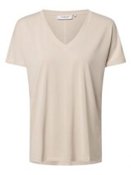 Msch Copenhagen Koszulka - MSCHFenya Kobiety Modal beżowy, S/M. Brązowe t-shirty damskie MSCH Copenhagen, m, bez wzorów, z dżerseju, bez kołnierzyka. Za 199.95 zł.