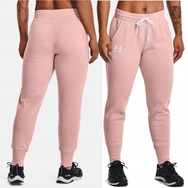 Spodnie dresowe dla kobiet Under Armour Rival Fleece Jogger. Czerwone spodnie sportowe damskie Under Armour, l, z dresówki. Za 249.99 zł.