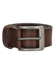 HIDE & STITCHES Skórzany pasek w kolorze brązowym rozmiar: 105. Brązowe paski męskie HIDE & STITCHES, bez wzorów, z materiału. Za 95.92 zł.